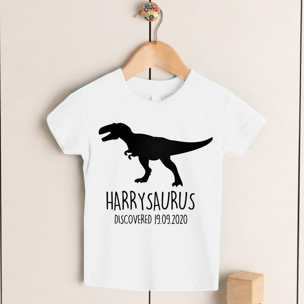 Personalized Kids Dinosaur T-Shirts - MADE IN USA